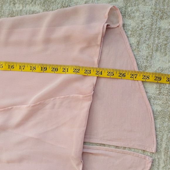 Chadwick's of Boston High Low Pleated Top S Dusty Rose - Picture 16 of 16